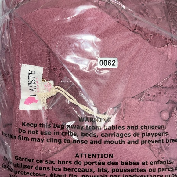 L'ATISTE LONG SLEEVE BUTTON UP COLLAR RUFFLE TIERED MINI DRESS SIZE 1X - Picture 13 of 13